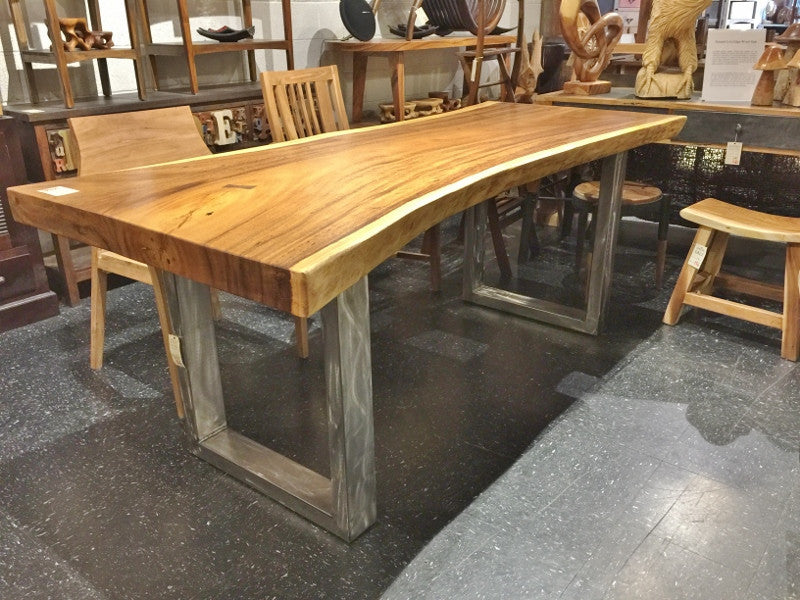 Live edge acacia wood table – R-Home Furniture