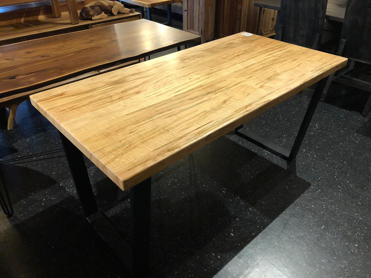 Stunning Wormy Ambrosia Maple Table Desk 