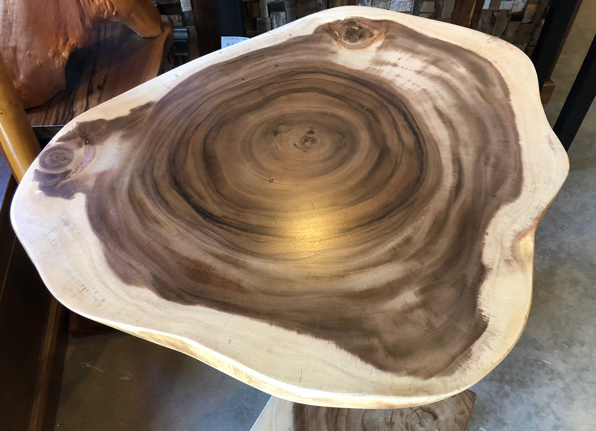 live edge wood slab table