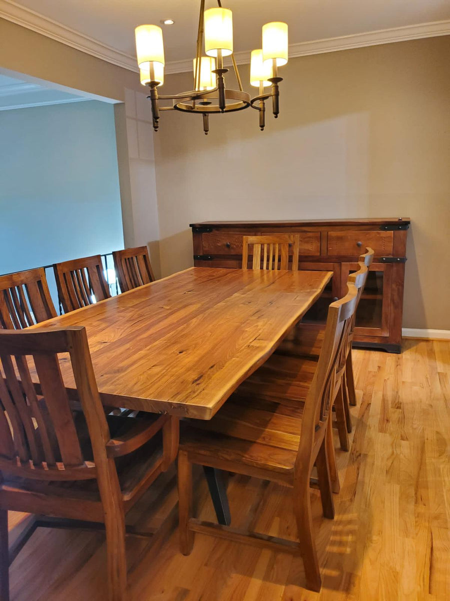 Live edge walnut wood dining table top 84 – R-Home Furniture