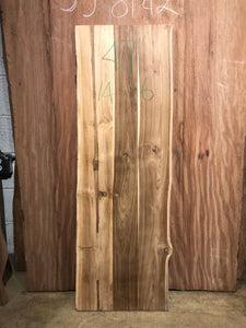 Live edge walnut wood bench top 14-16" wide X 47"