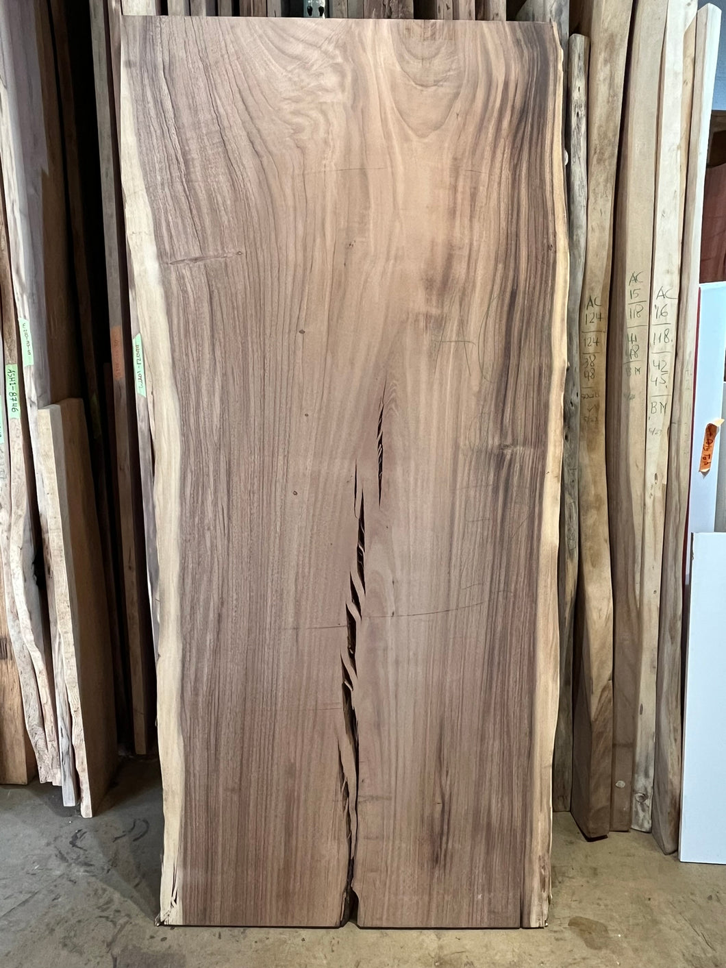 Live edge acacia wood slab 99