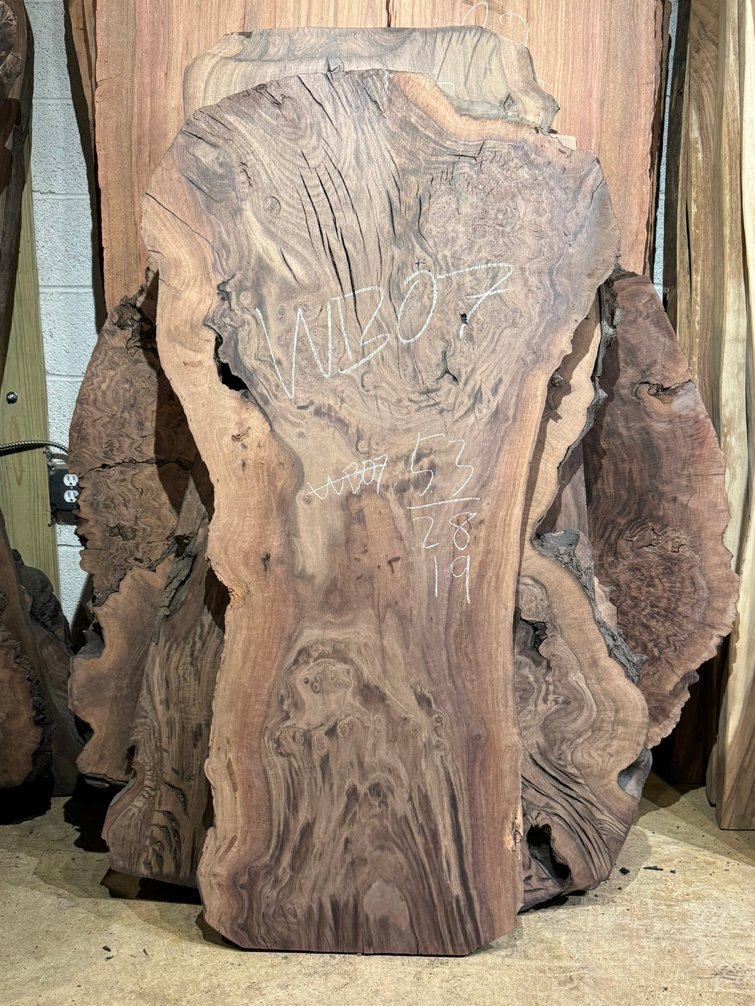 Solid Burl Wood 53