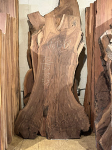 Solid Burl Wood 72"x23-45" | Rectangular Burl Wood | Live Edge Burl Wood | Burl Wood Furniture | Burl Wood Dining Table | Burl Wood Kitchen Table WB18