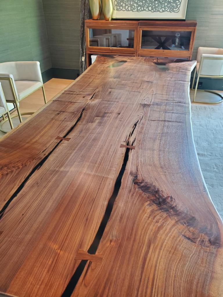 Live edge walnut wood dining table top 84 – R-Home Furniture