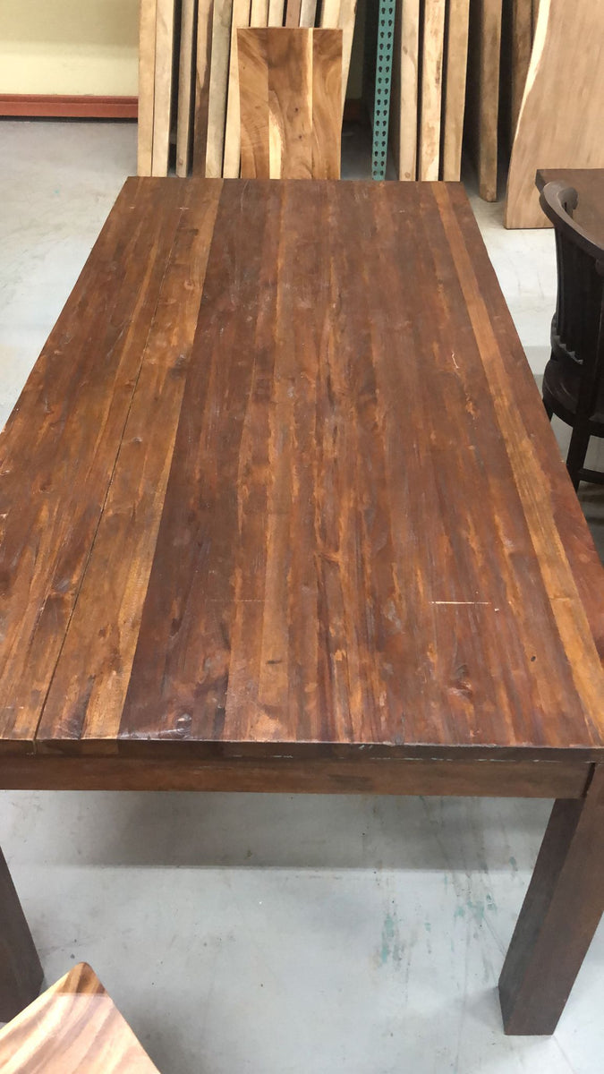 Reclaimed teak wood dining table 83