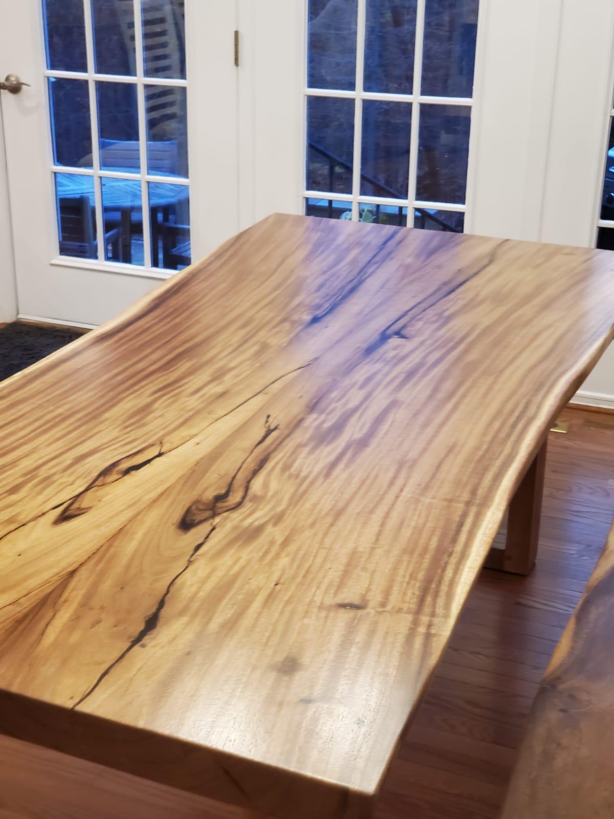 Live edge acacia wood table – R-Home Furniture