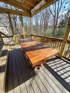 Teak viking table