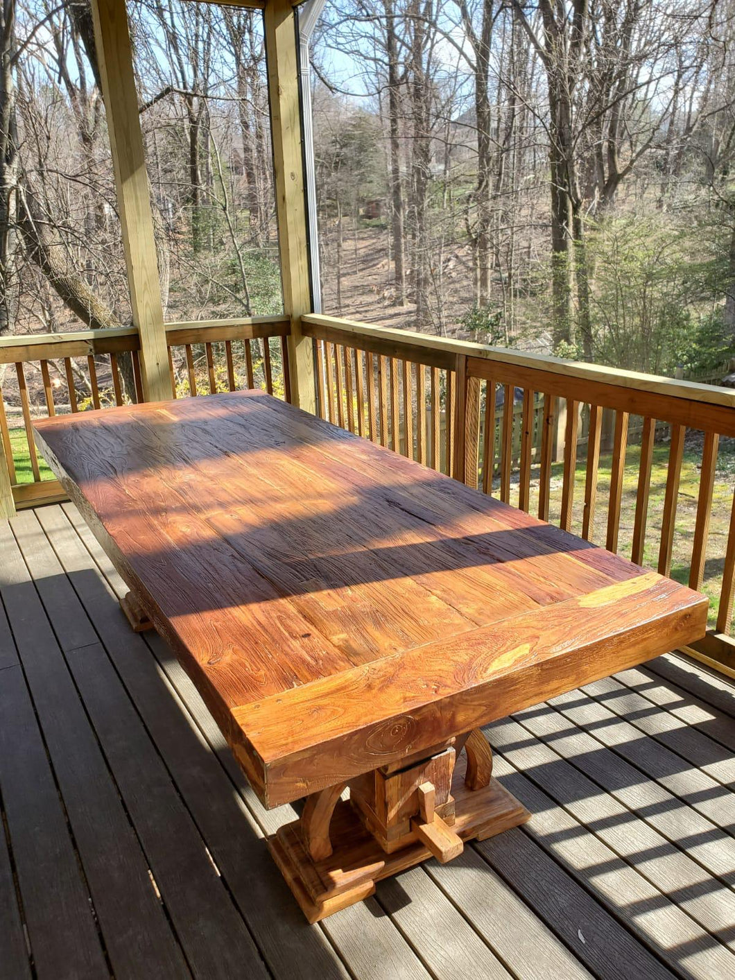 Teak viking table