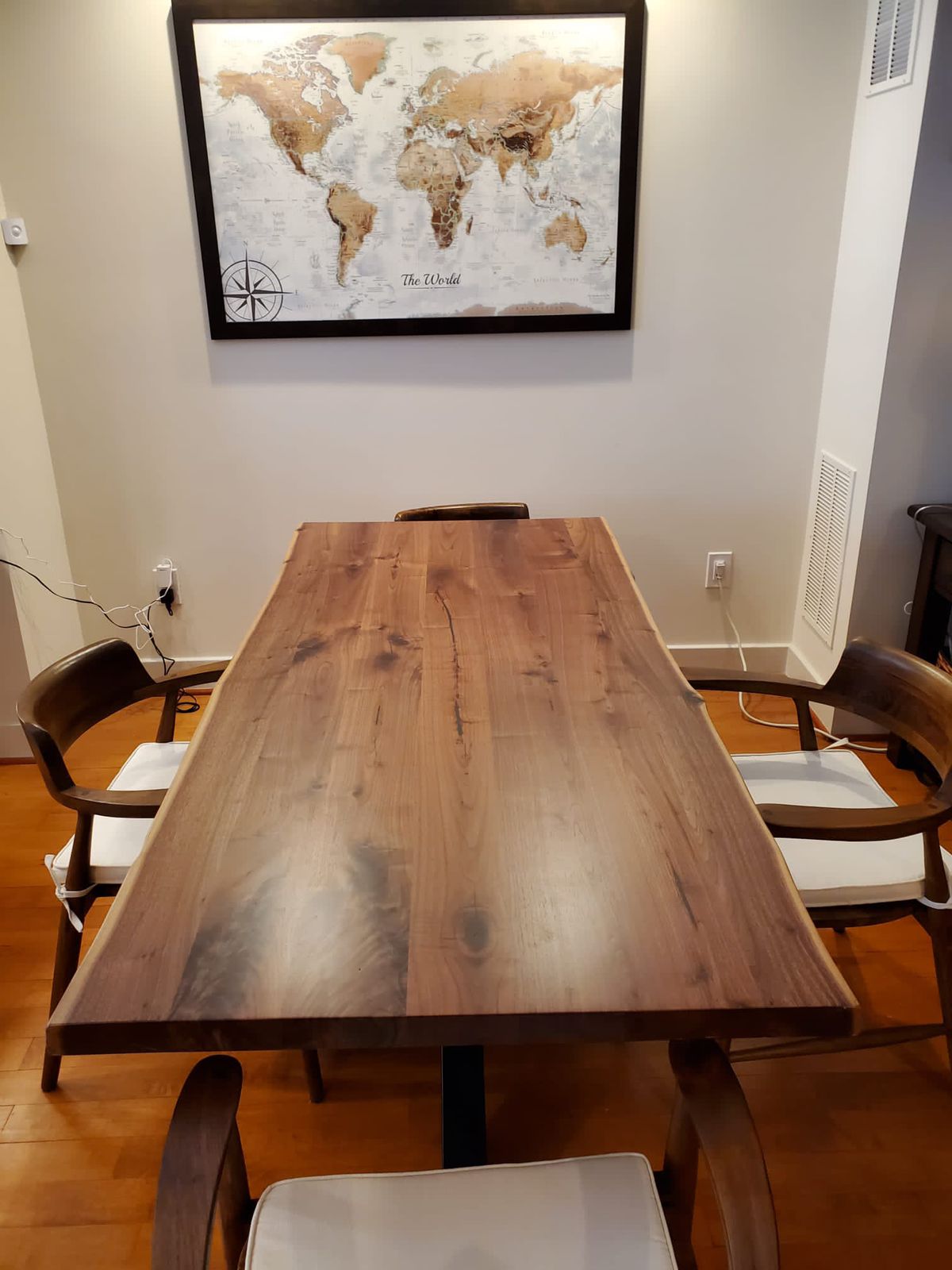 Live edge walnut wood dining table top 84 – R-Home Furniture